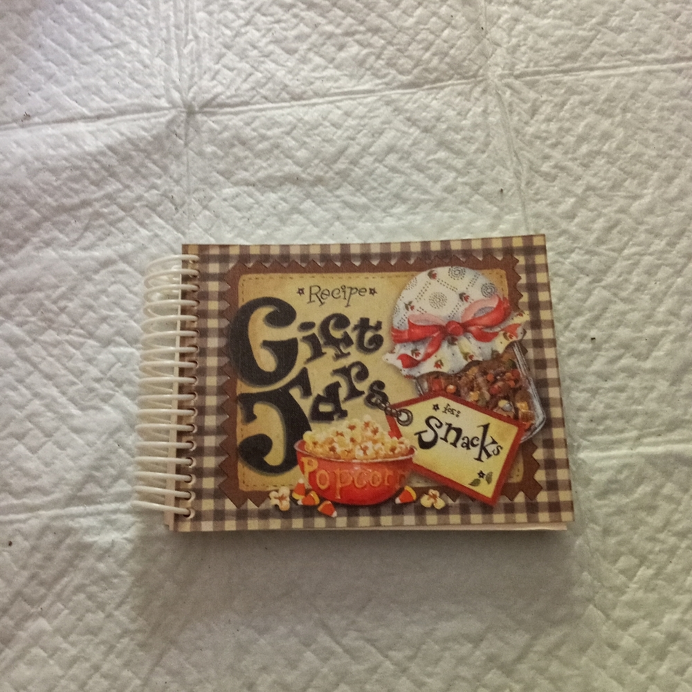 Recipe Cookbook Gift Jars for Snacks